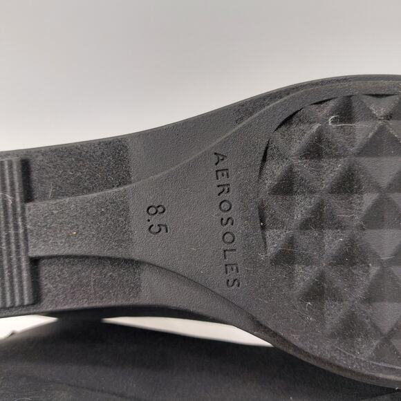 Aerosoles Cowley Loafer Flat Womens Black Wedge Size 8.5 - Picture 9 of 12